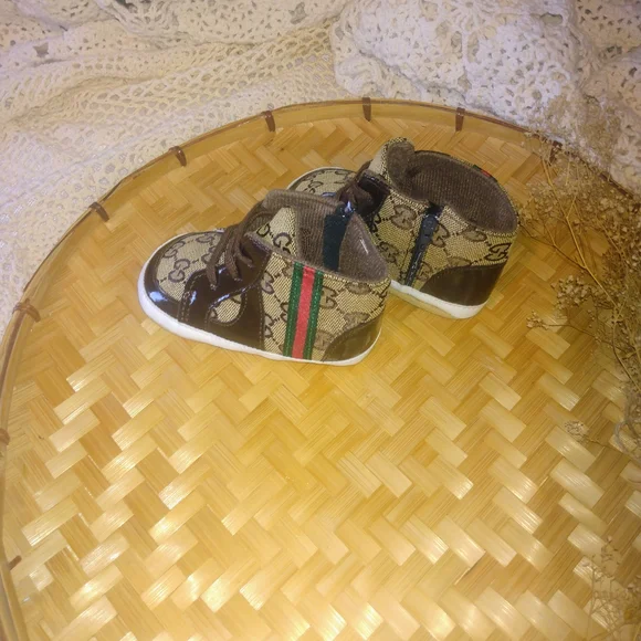 Gucci Brown and Tan Kids Boots - Picture 3 of 5